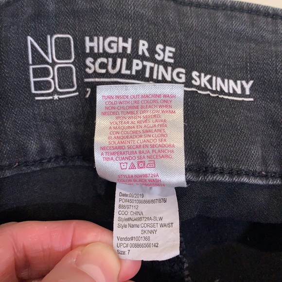 NOBO High Rise Sculpting Skinny Jean - Picture 8 of 8